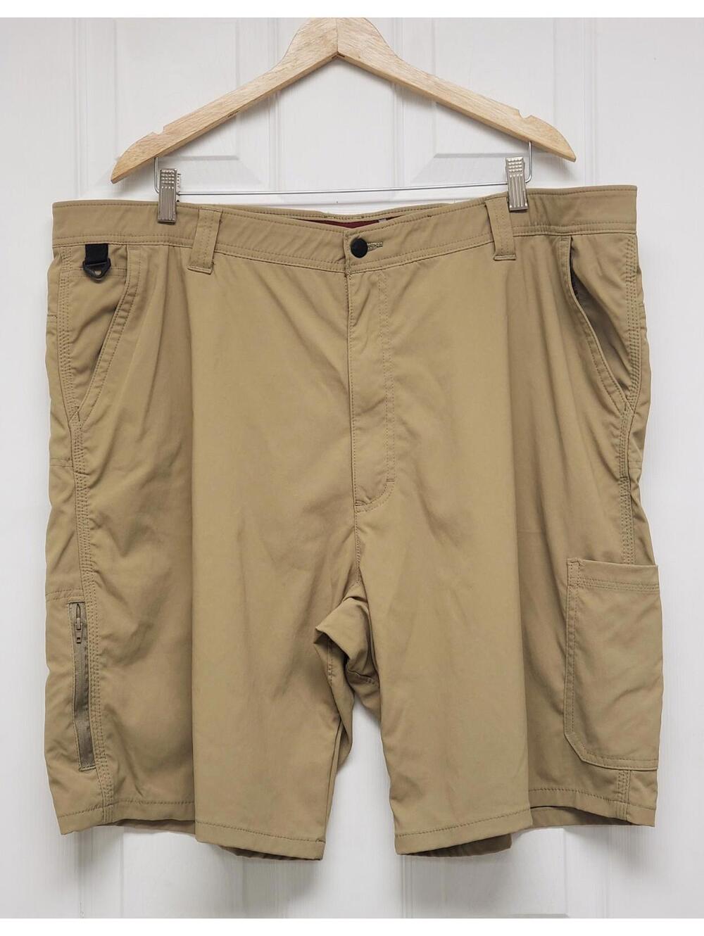 Wrangler Men's Tan Outdoor Hiking Utility Cargo Shorts Sz 44, Bangladesh